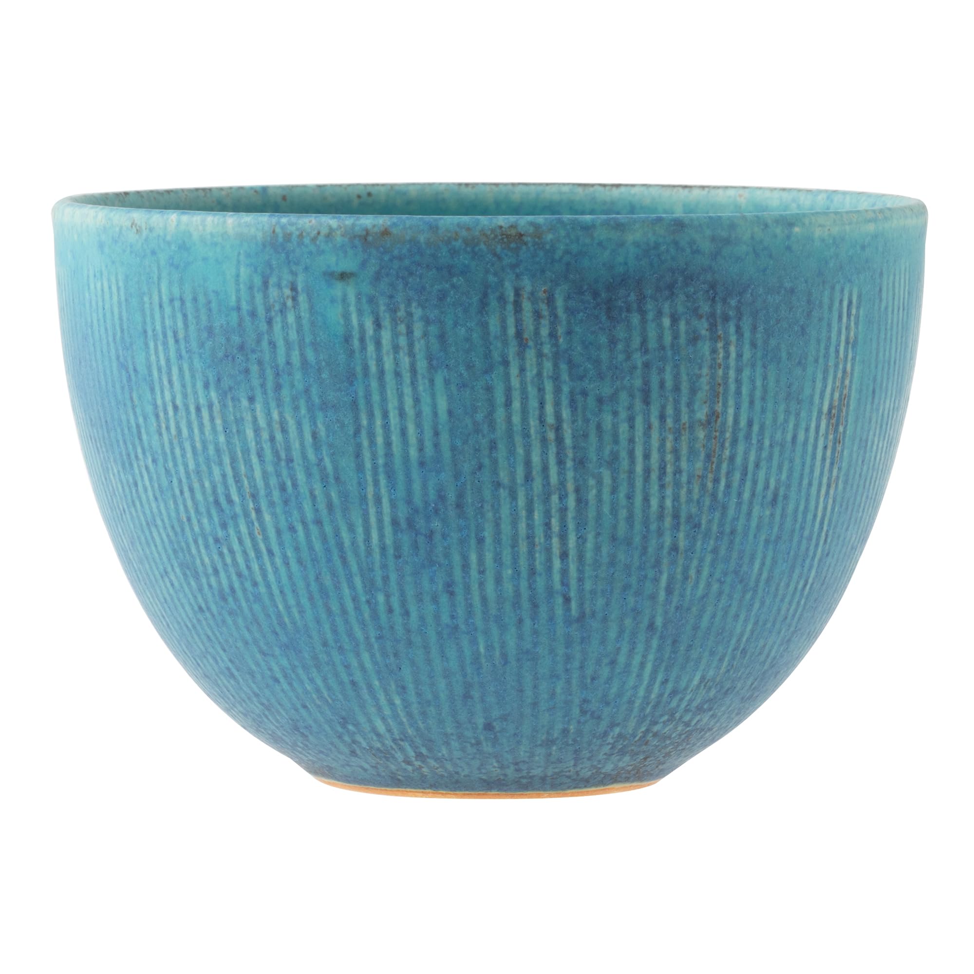 

Marui Seito Shigaraki Ware Hechimon Bowl, 700ml Capacity, Blue Glaze, MR-3-4590