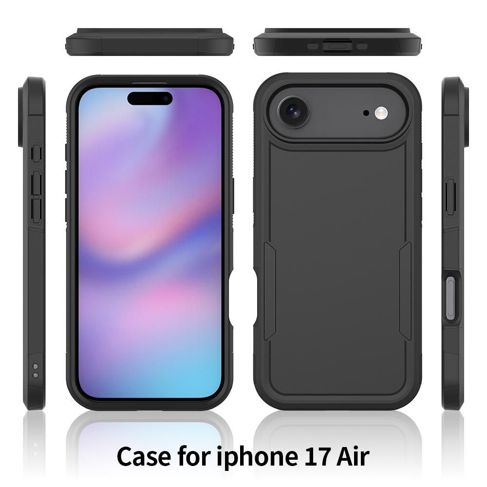 For iPhone 17 Air Case 2 In 1 PC+TPU Shockproof Phone Cover