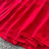 Abito Slim Vintage Ricamato Scollo a V per Donna Paillettes Frange Vocation Spiaggia A-line Abiti Casual Monopezzo Vestido Mujer Nuovo