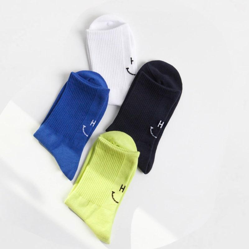 Biarritz socken hi-bye sportliche crew socks 4 farben