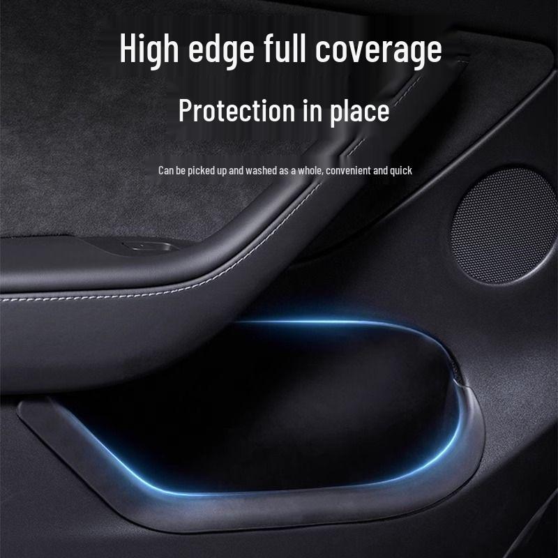 Cutie de depozitare cu fantă pentru ușă, covorașe și accesorii pentru Tesla Model 3/Y Reîmprospătat