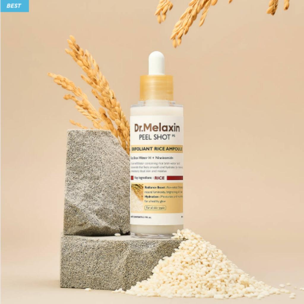 Dr.Melaxin Peel Shot Exfoliating Rice Ampoule (80ml)