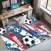 Custom Name Soccer Printed Carpet,Rug for Office Chair Living Room Bedroom Kitchen Room Decor Gifts.