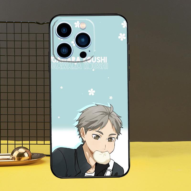 

Чехол Haikyuu Sugawara Koushi для iPhone 13 12 11 14 Pro Max XS Max XR X 6S 7 8 Plus SE 2020, задняя крышка, чехол для телефона iPhone 8 Plus