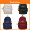 Casual Nylon School Backpack With Letter Pattern And Wearresistant Fabric For Teens