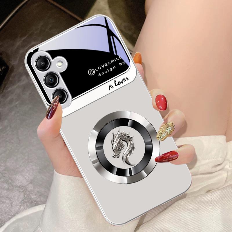 

Чохол-накладка для Samsung Galaxy A14 4G 20 30 52 20S 21S 22 A25 32 33 34 42 50 51 53 54 70 71 72 73 5G зі скла з малюнком Китайського Дракона (Loong) For Samsung A73 5G