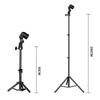 Fotografering Live Fill Light Stativbrakett Fotografi Lys Plantevekst Lamp Stand E27 Head