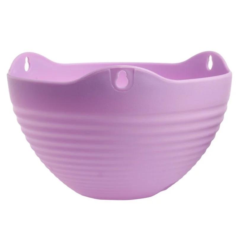 

Креативный пластиковый подвесной горшок для суккулентов Chlorophytum Comosum, индивидуальные горшки большого диаметра для растений фиолетовый