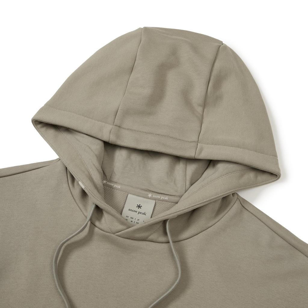 Snow Peak Land Pocket Hoodie and Khaki Size M T-Shirt GS-S25FMFHD60, Men's Women's Beige,