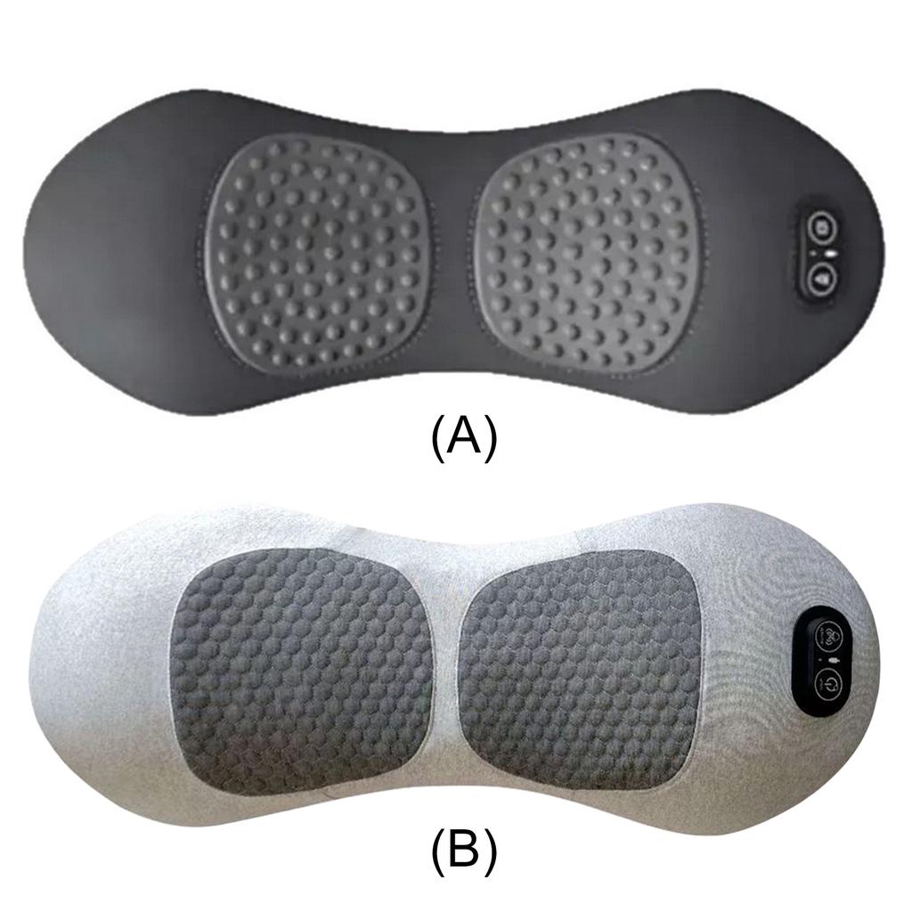 3 in 1 Electric Lumbar Support Pillow with Adjustable Height Back Support Pillow with Heat Waist Wedge Bolster for Lower Back