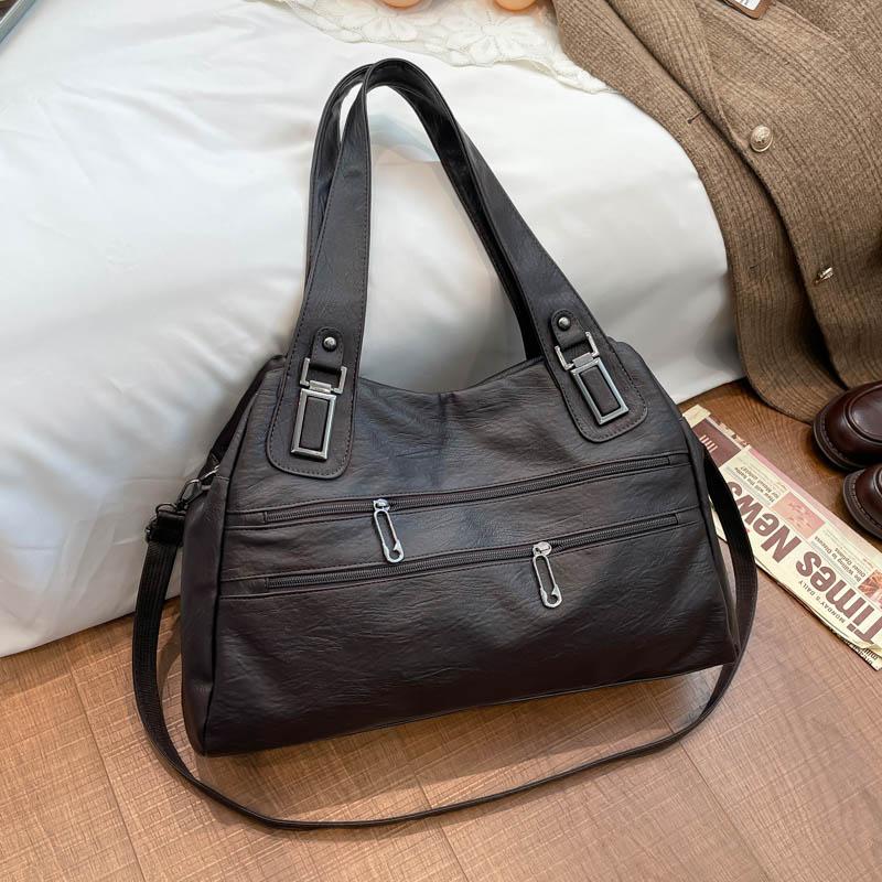 Torba Vintage o Dużej Pojemności Damska Torba na Ramię Dojazdy Torba Listonoszka