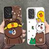 Cartoon Bear B-Browns C-Conys Soft Phone Case for Samsung A17 A16 A15 A14 A13 A57 A56 A55 A54 A53 A37 A36 A35 A34 A33 A26 A25 A2