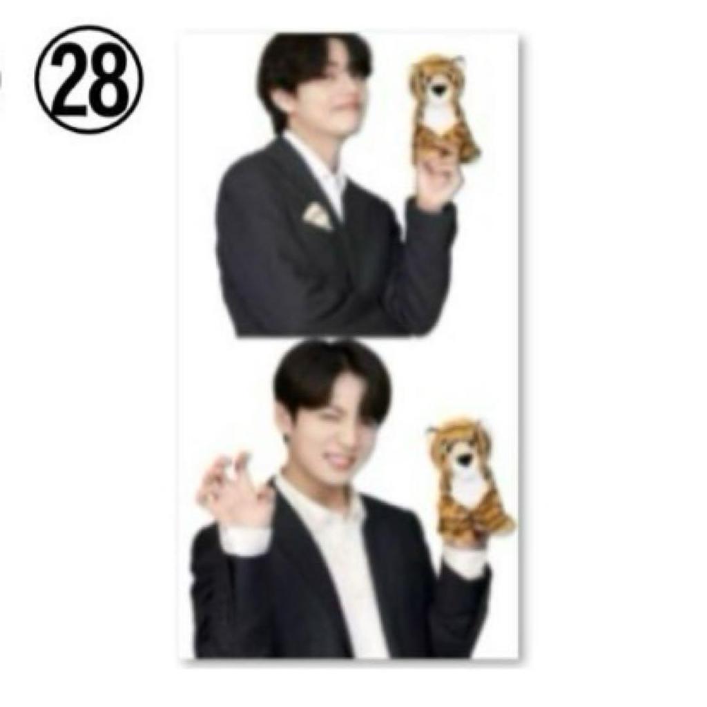 [USED] Exclusive BTS Jungkook, V, Jimin, Jin Photo Ticket for Korean Producers