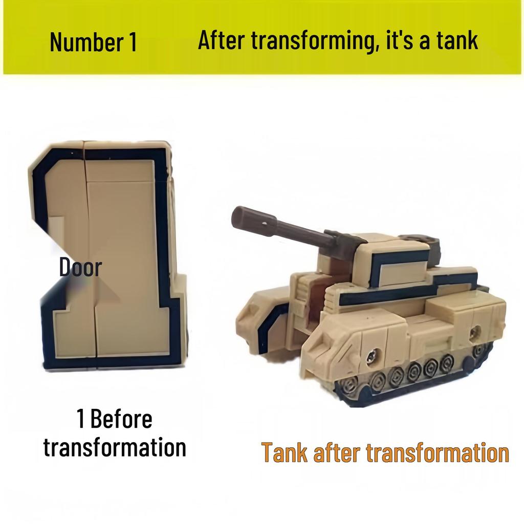 Children's Educational Robot Building Blocks: Transforming Digital Autobot Letters