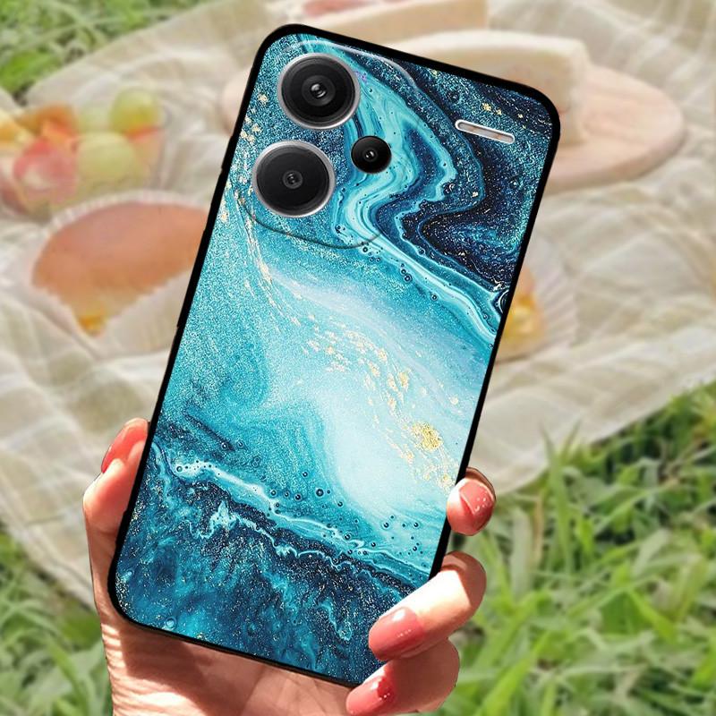 For Xiaomi Redmi Note 13 Pro Plus Cases Soft TPU Marble Phone Back On Redmi Note13 Pro+ Silicon Cover Note13Pro Plus 5G Funda
