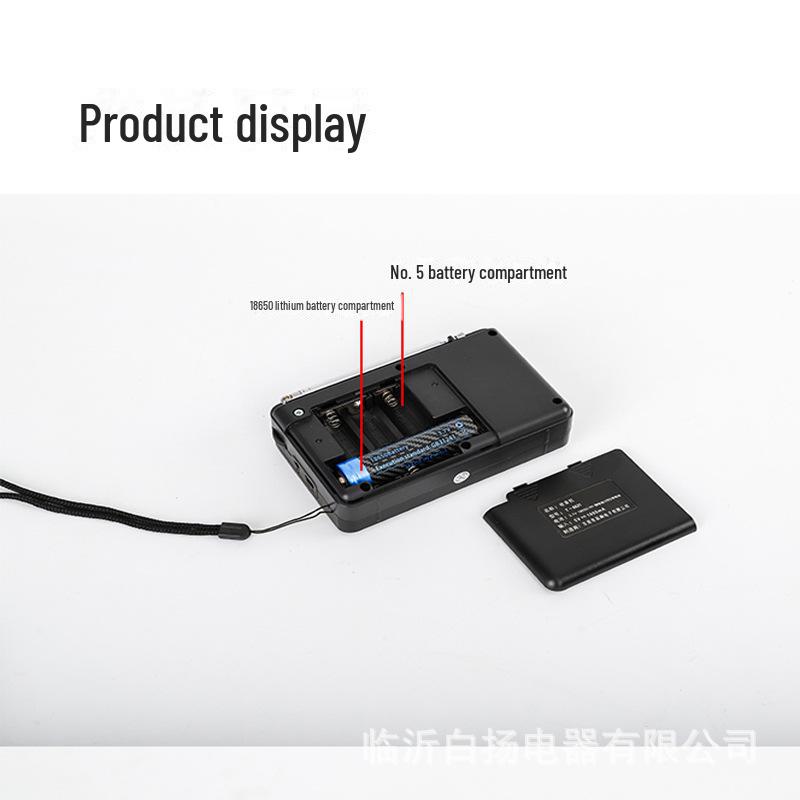 Tuoxiang 6621 Multifunktions-Tragradio und Musikplayer für Senioren