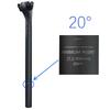 Full Carbon Fiber Bicycle Seat Post Mountain Road Bikes T700 5/20 Offset Compatible