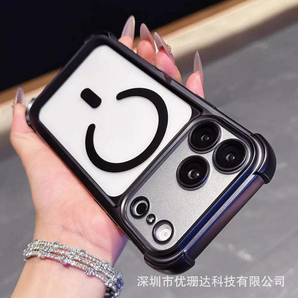 Applicable to iPhone11promax matte matte magnetic mobile phone case Apple 11 four-corner airbag anti-drop protective cover
