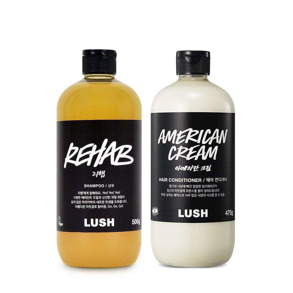 

Smooth Scalp Hair Care Set (Rehab 500g + American Cream 475g)
