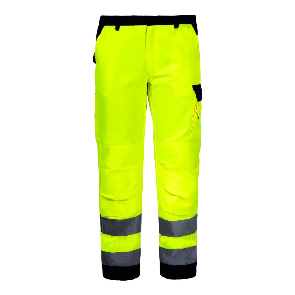 Warning Trousers Yellow 'Premium', "3Xl", Ce, Lahti