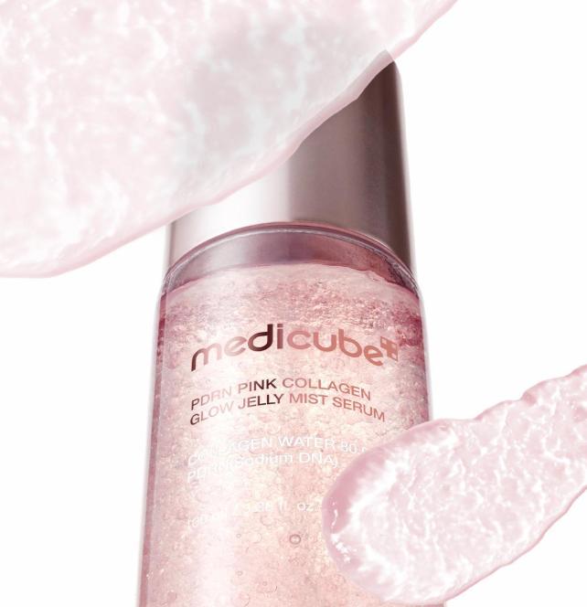 Medicube PDRN Pink Collagen Jelly Mist 100ml Glow Boosting & Makeup Setting Care