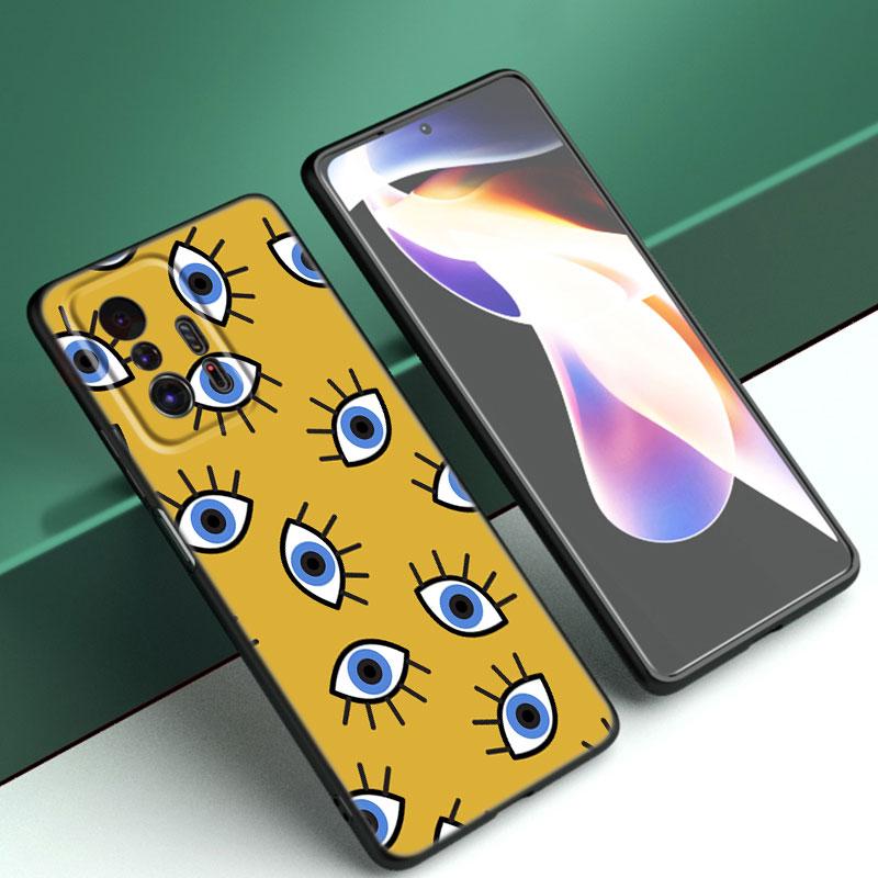 

Синий чехол для телефона Nazar Boncugu Evil Eye для Xiaomi Mi A2 8 9 SE Note 10 10T 11 12 Lite 9T 11T 12S 12T Pro A3 6X 12X черный чехол Xiaomi 12T Pro 5G