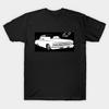 Men Black Print T-shirt 62 Impala No-Cut Transfer Paper Print Cotton Tshirt