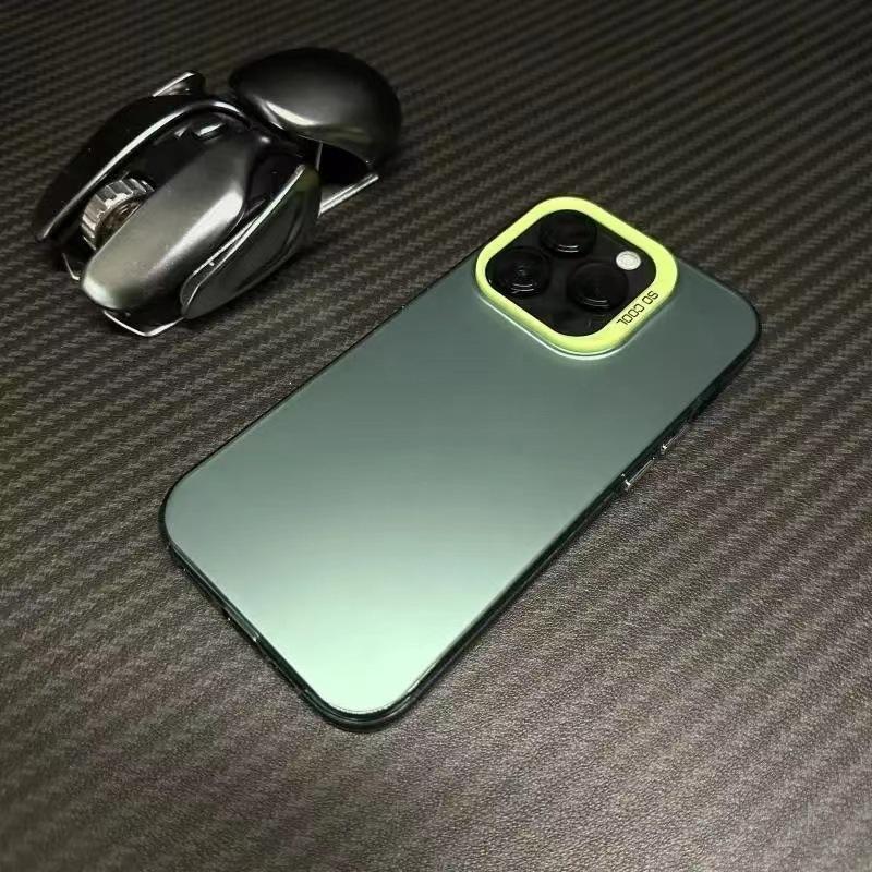 Premium matte new model is suitable for Apple 15promax mobile phone case iphone14 metal 13 all-inclusive anti-drop 11.