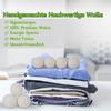8pcs 7.5cm Wool Dryer Balls Natural Fabric Softener Reusable Antistatic  Softener Laundry Ball Home Washing Machine Accessories