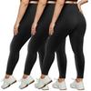 Leggings Plussstørrelse Yogabukser Treningsvennlige Høy midje Nakenfølelse Rumpehevende Løping Sportsleggings