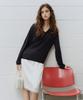 Yulago Tencel Wool V-Neck Knit