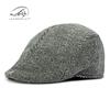 Hat Men In the Elderly Thermal Cotton Hat Autumn and Winter Retro Beret Woolen Cap Forward Hat