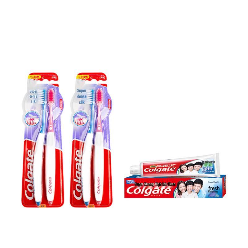 Colgate Mini Head Gum Care Toothbrush & Super Calcium Toothpaste Set