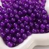 Glass Jelly Solid Color Imitation Jade Round Beads Loose Beads DIY Handmade Necklace String Beads Jewelry Accessories Beads for Jewelry Making