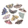 10pcs Enamel Butterfly Alloy Pendants Colorful Dropping Oil Necklace Charms For DIY Jewelry Bracelet Earrings Making Findings