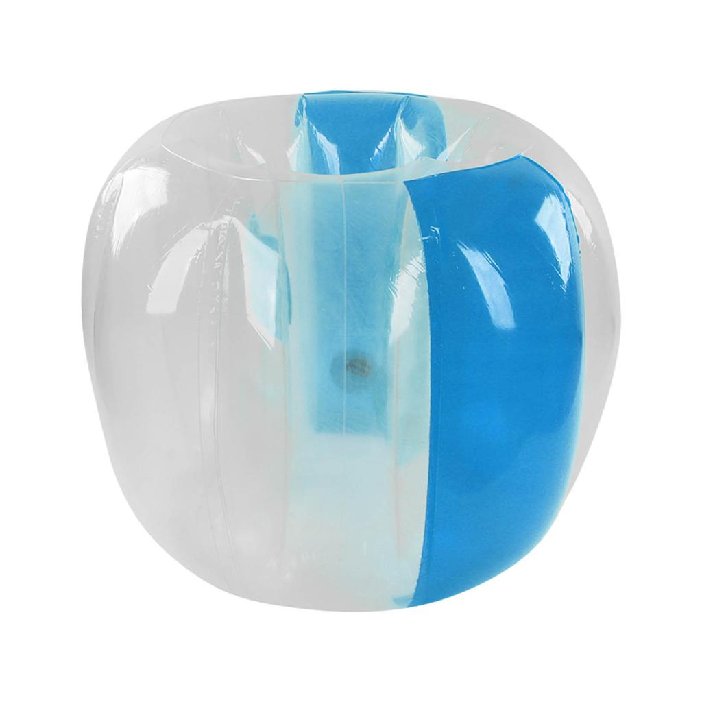 Inflatable Collision Ball PVC for Adults Kids Outdoor Team Gaming Play Toy 120cm Blue