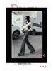 Cement Grey Retro Wide-Leg Micro Flare High-Waist Jeans for Women - Trendy Slimming Loose Fit, Spring/Autumn