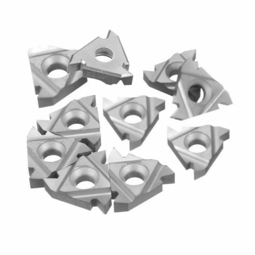 10pcs 16ER AG60 BMA Threading Inserts Carbide Precision Grinding Manual Inspection Suitable for Various Processing