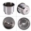 Stainless Steel Cup Drink Holder for Boat, Universal Drink Bottle Can Cup Holder Insert Marine for Marine Rv Boat Yacht Car Popular