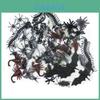 Halloween Scene Setup Plastic Animal Props Creative Party Decoration Kit