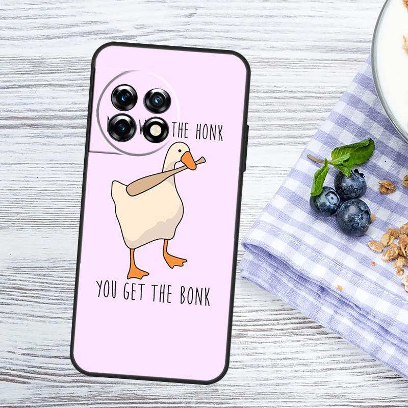 Funny Cartoon Duck Case For OnePlus Nord 5 CE 3 4 Lite N20 N30 OnePlus 15 13 10 11 12 13T 13R 12R 10R 15R Cover