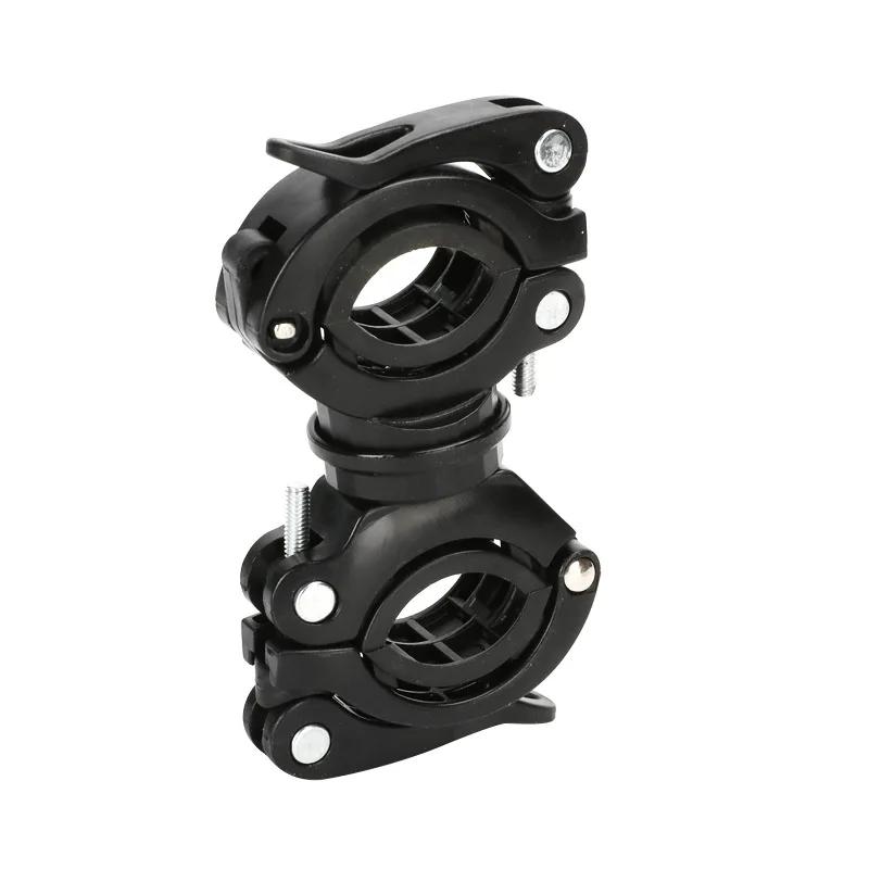 Bicycle Flashlight Lamp Clip Front Light Frame Fixed Bracket Clip Mountain Bike Riding Equipment Accessories