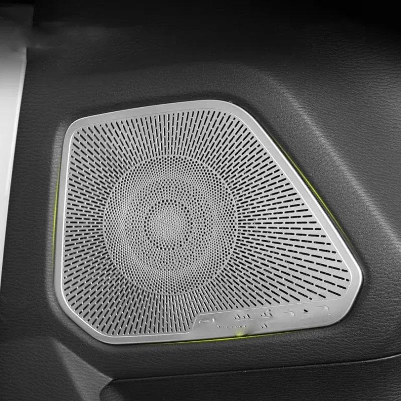 ABAIWAI Interior For Mitsubishi Outlander   2024 4 Door Audio Speaker Loudspeaker Frame Horn Decoration Cover Trim