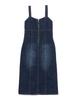 B:MING LIFE STORE by BEAMS Women's Indigo Denim Jumper Skirt (S-M)