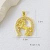 European & American Zircon Horse Series Jewelry: Copper Pendants, DIY Bracelets, Necklaces, Earrings