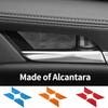 For Mazda 3 Axela (2020-2025) Door Wrist Door Handle Trim Protective Sticker Car Interior Tuning Accessories Made of Alcantara
