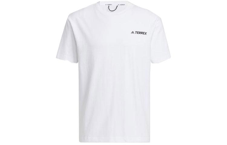 Adidas T Shirts Unisex White Crew Neck Moderate Straight Fit HM3548 XL
