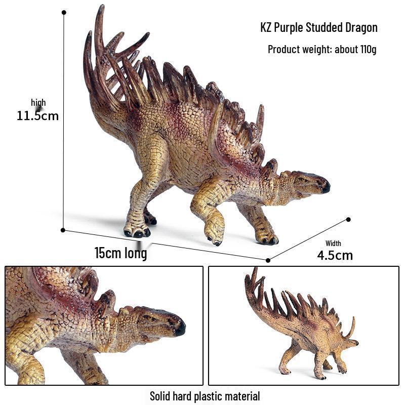 Spiked Dinosaur Model: Jurassic Educational Toy for Kids