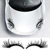 Car Front Light Vinyl Stickers Cover for Cars SUV Pickup Truck Cute Long Eyelash Graphics Decor Decals Auto Tuning Accessories