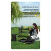 No Assembly Camping Table Lightweight Portable Foldable Outdoor Picnic Travel Desk for Hiking Market Stall